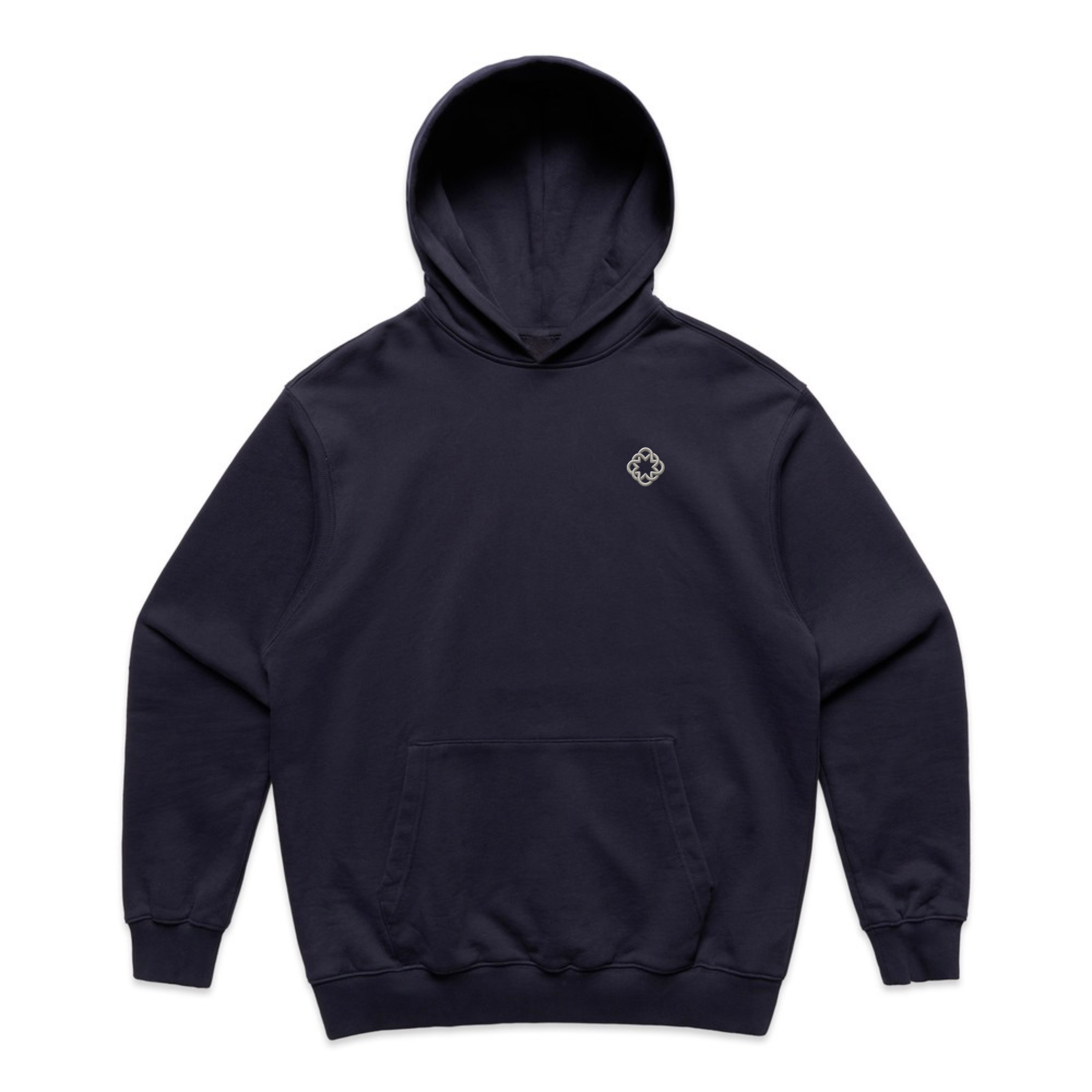 Monogram Hoodie Navy